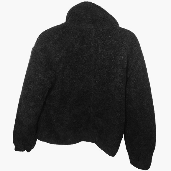 Jason Maxwell Fleece Jacket Black Size Medium - Picture 2 of 3